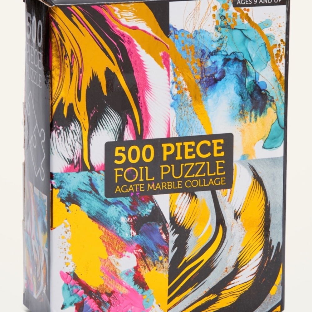 500 Piece Agate Marble Collage Puzzle Never Opened